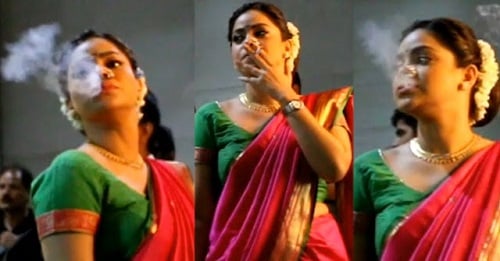 vSumona Chakravarti smoking