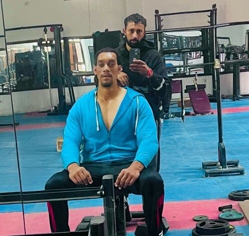 Sunil Kumar at a gym