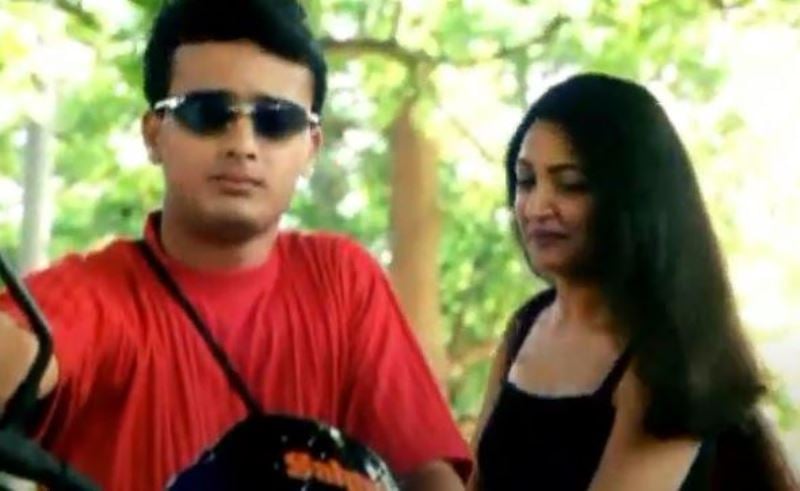 Sunil Raoh in a still from the Hinglish film Freaky Chakra (2003)