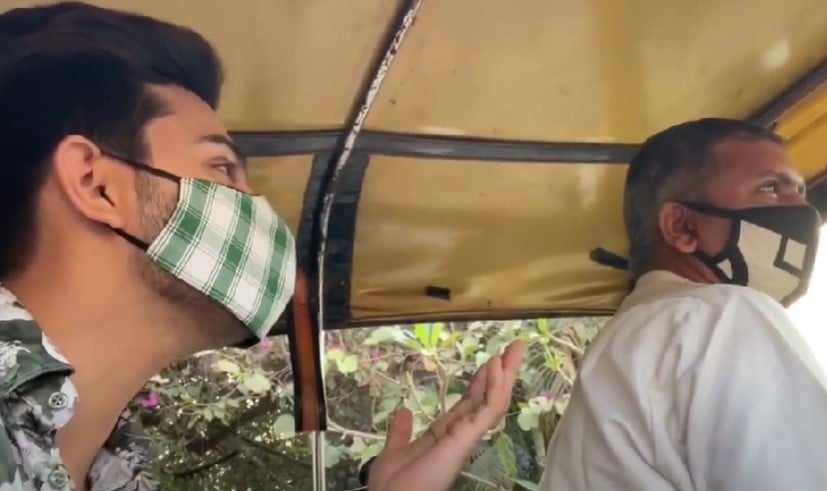 Sunny Chopra in a still from one of his videos in 2021