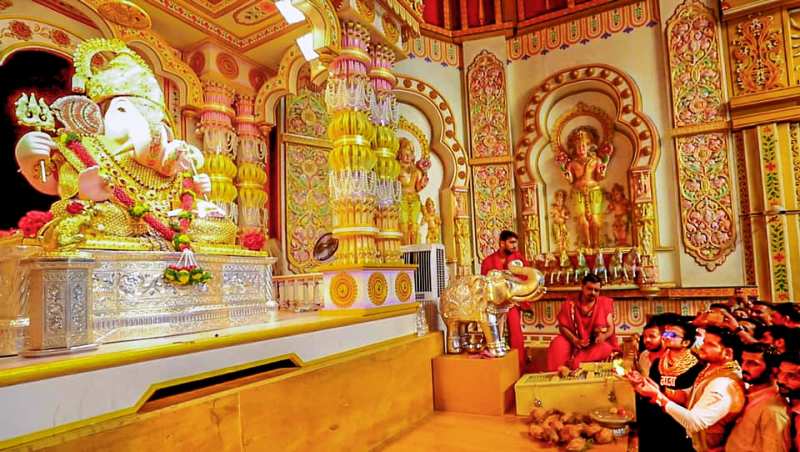 Sunny Waghchoure at Ganpati