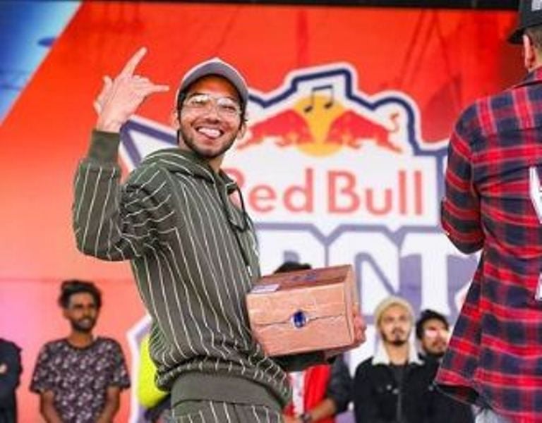 Super Manikk in the show Redbull Spotlight Rap Championship