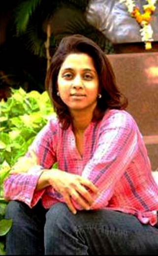 Supriya Sule during her younger days