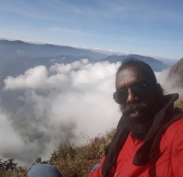 Suraj Pops during a trip