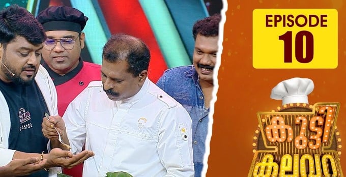 Suresh Pillai on the cooking game show 