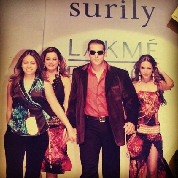 Surily Goel at her debut Lakme Fashion Week