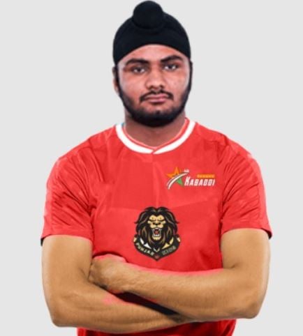 Surinder Singh in the Punjab Kings jersey