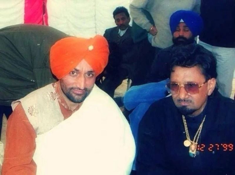 Surjit Bindrakhia and Kuldeep Manak (right)