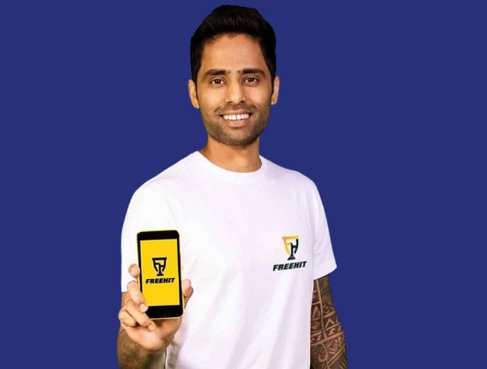 Suryakumar Yadav endorsing FreeHit