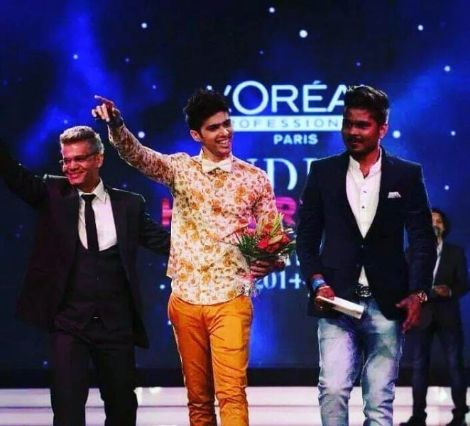 Sushant Marya after winning the L