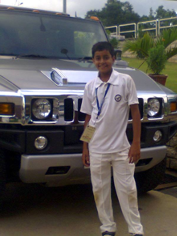 Sushant Mishra when he played for Jharkhand Under-14