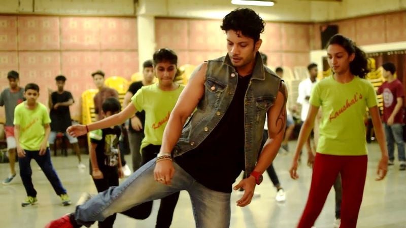 Sushant Pujari in a dance workshop