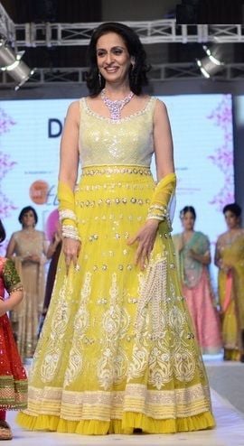 Swaroop Sampat during ramp walk