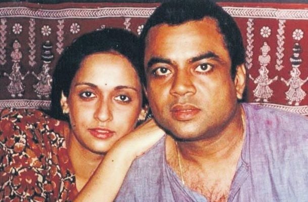 Swaroop Sampat with Paresh Rawal in earlier days