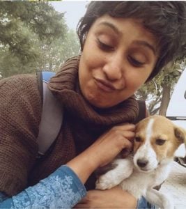 Swastika Mukherjee loves dogs