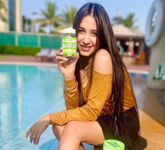 Swati Asthana while promoting a beauty product on social media