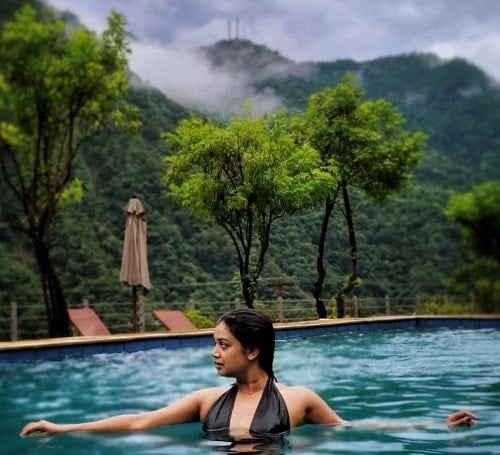 Swayamsiddha Das during her trip