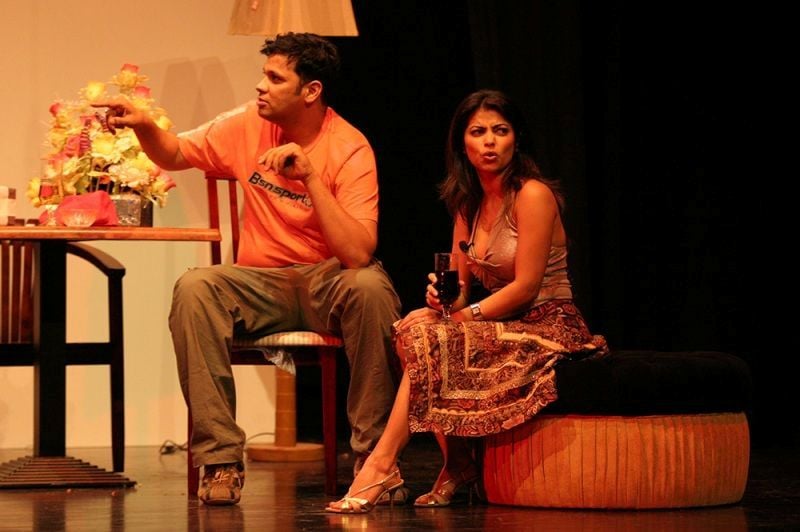 Sweta Keswani in the play Residence Visa