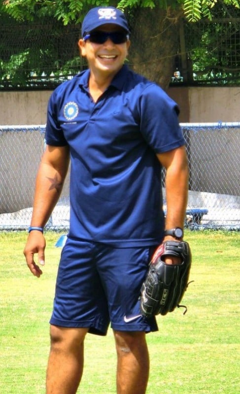 T Dilip when he was the fielding coach for junior Ranji teams