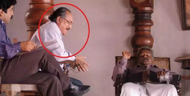 T. P. Madhavan in a still from a film