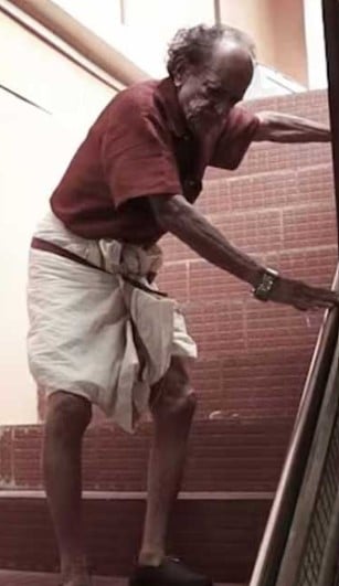 T. P. Madhavan in his last days