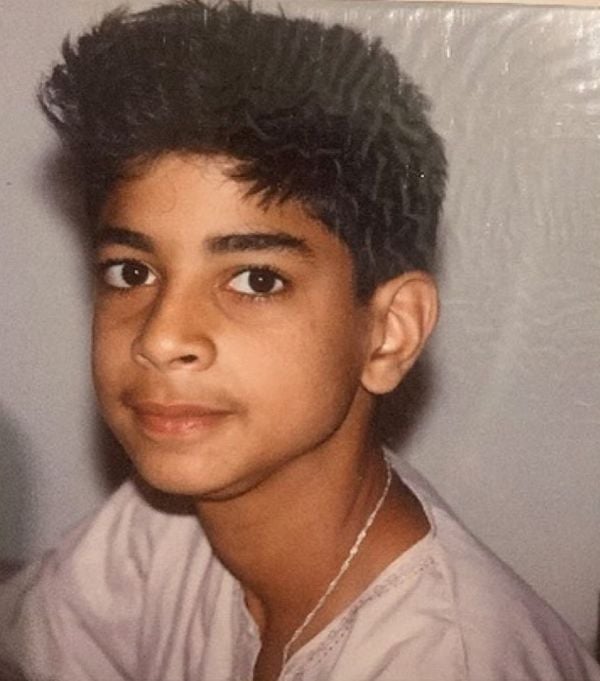 Tahir Raj Bhasin during his school days