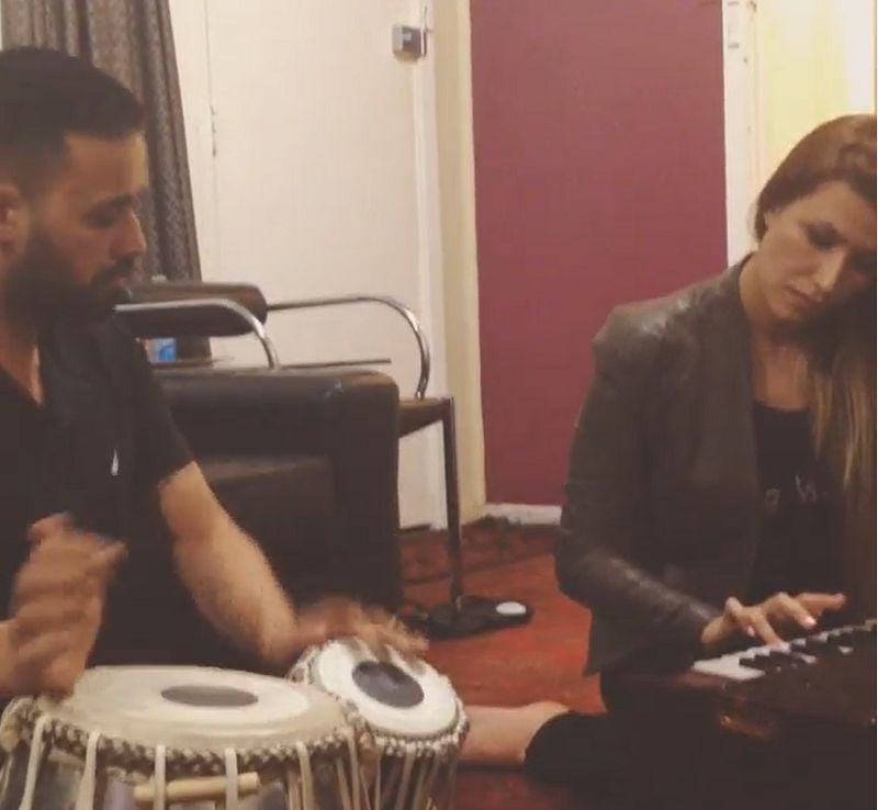 Tahmina Arsalan playing piano