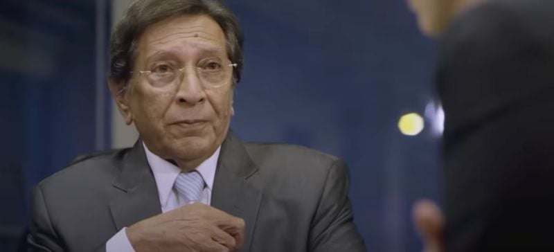 Talat Hussain in a still from the Pakistani film titled 