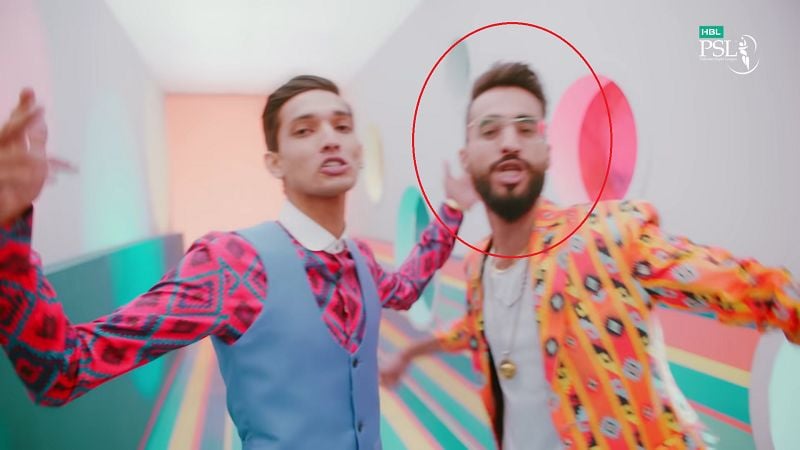 Talhah Yunus in PSL Anthem of 2021 