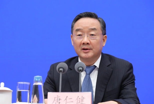Tang Renjian during his tenure in the Chinese Communist Party