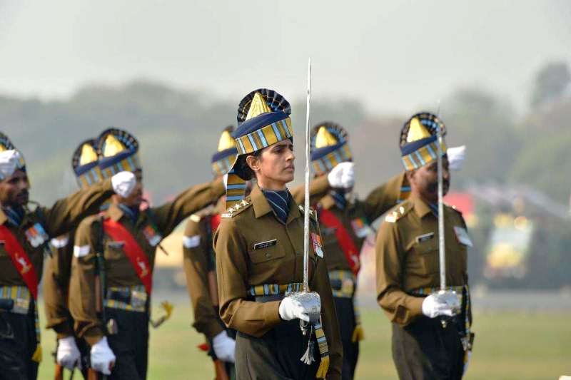 Tania Shergill leading the parade