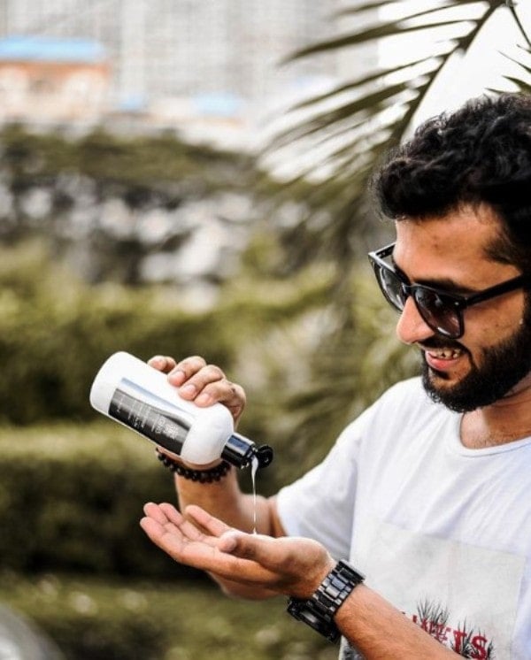 Tanish Ghorpade advertising for Kimirica body care products