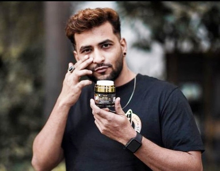 Tanish Ghorpade advertising for Wow Skin India