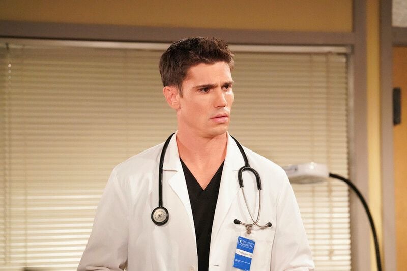 Tanner Novlan in a still from the American TV soap opera titled 