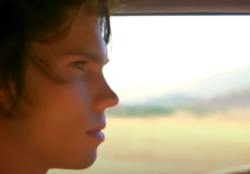 Tanner Novlan in a still from the music video of the English song titled 