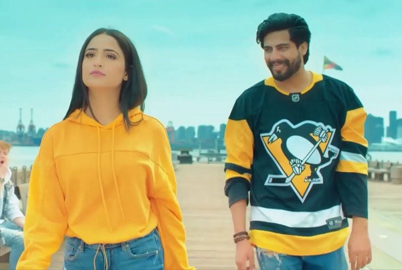 Tanu Grewal in the song 