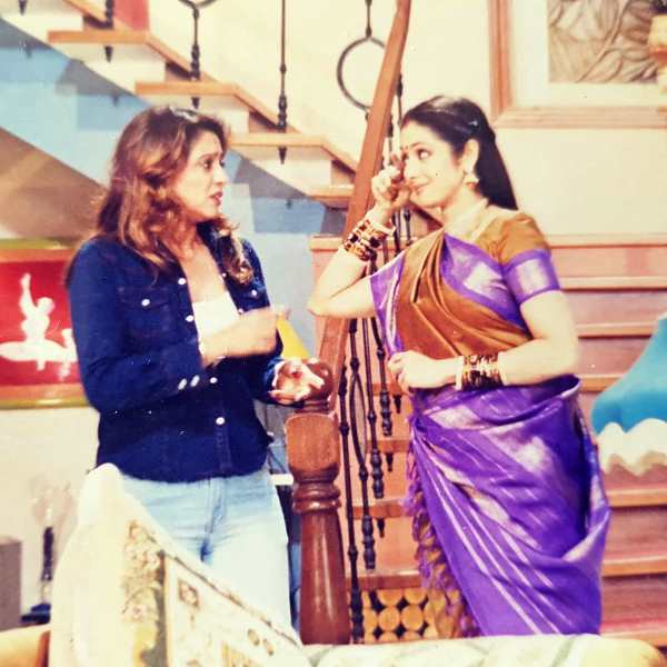 Tanushree Kaushal and Sridevi in Sahara One