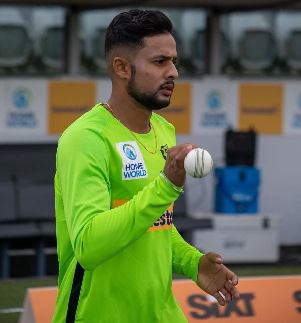 Tanveer Sangha during a practice session