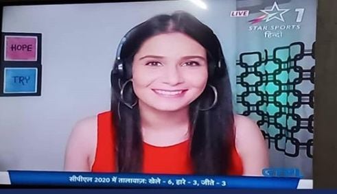 Tanya Purohit hosting CPL 2020