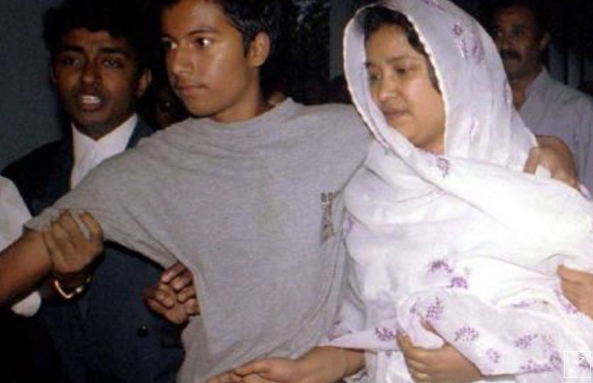 Taslima while under house arrest in New Delhi