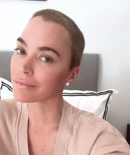 Teddi Mellencamp during her cancer treatment