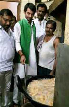 Tej Pratap Yadav - Vidhan Sabha canteen