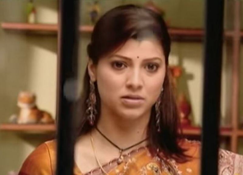 Tejaswini Pandit as Anjali in a still from the television serial ‘Ekach Hya Janmi Janu’ (2011-2012)