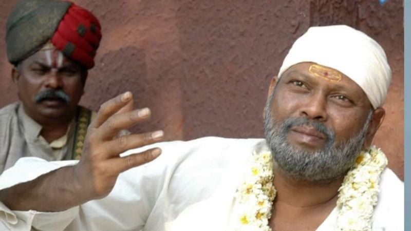 Telugu film titled Rami Reddy (right) in a still from the Telugu film titled 