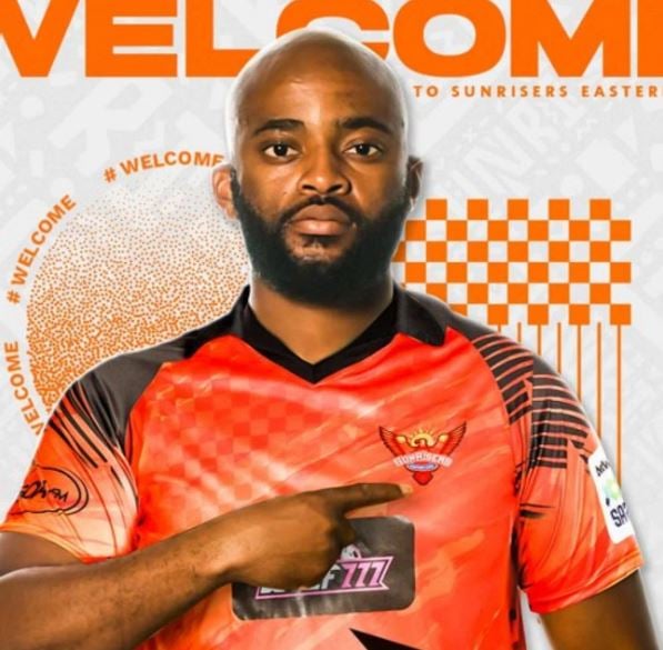 Temba Bavuma in Sunrisers Eastern Cape jersey