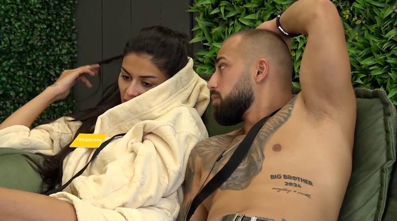 Teodora Yaneva in a still from the Bulgarian television reality series Big Brother Bulgaria (2024)