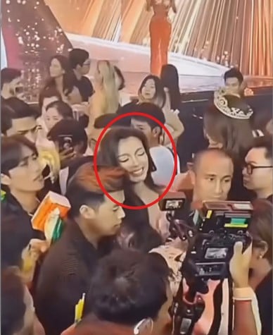 Thae Su Nyein (crying) taken out of the Miss Grand International Pageant