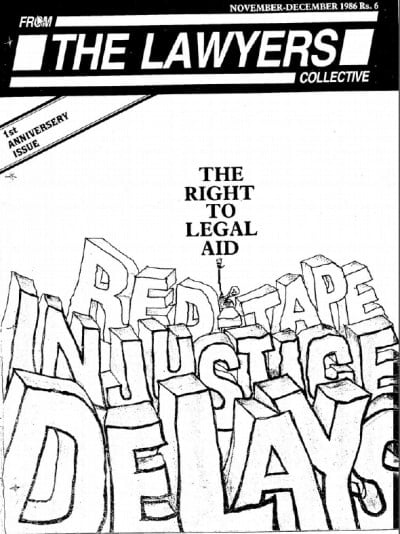 The Lawyers Magazine founded by Indira Jaising