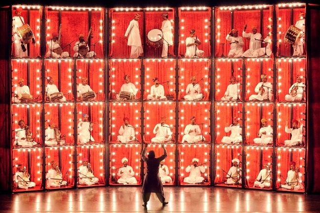 The Manganiyar Seduction performing in a concert