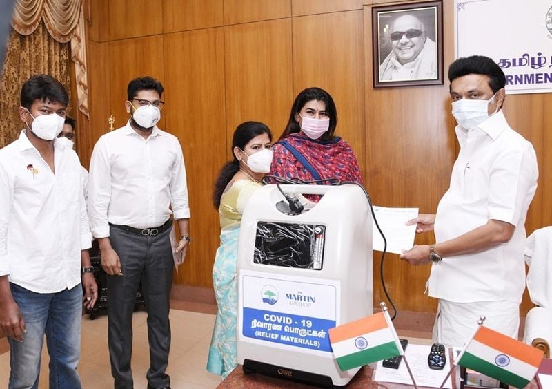 The Martin Charitable Trust donating COVID-19 relief material